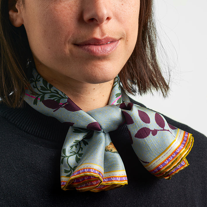 Pisces Silk Scarf