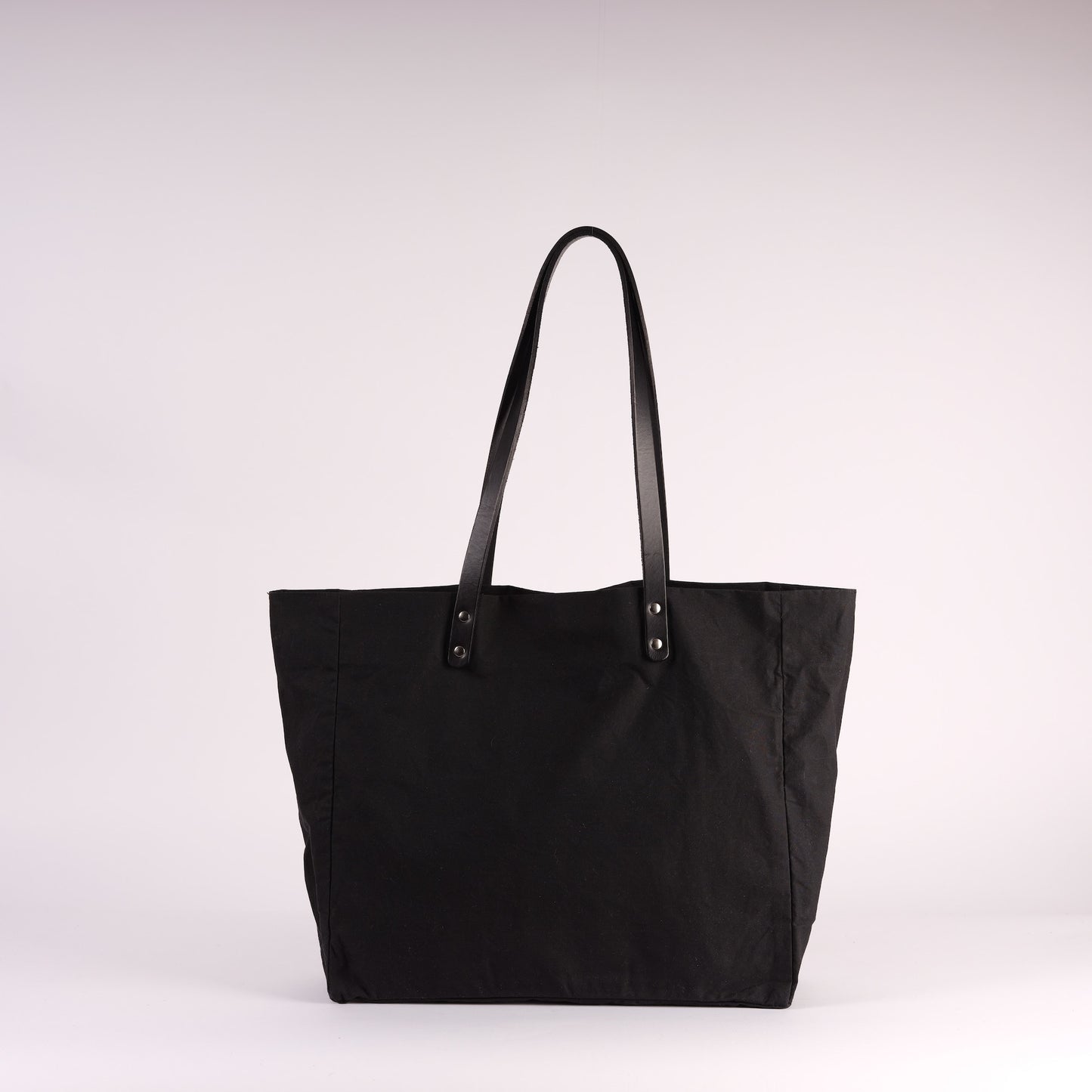 Black Midi Tote Bag