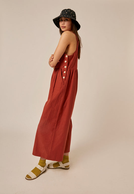 Anya Jumpsuit Rust