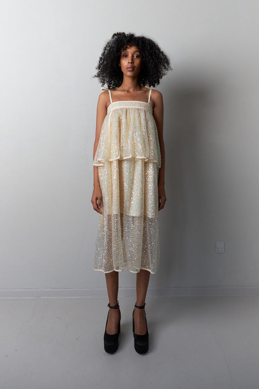 Becca Dress in Seashell Shimmer