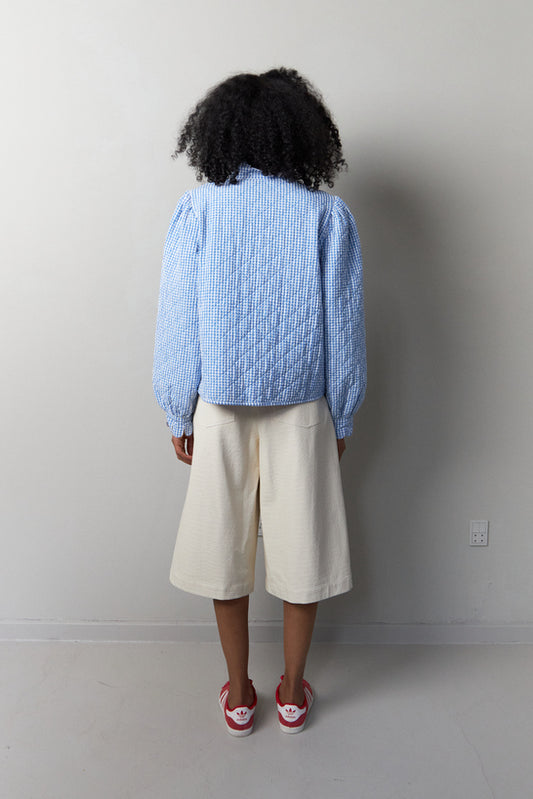 Mabel Gry Jacket in Blue/Creme