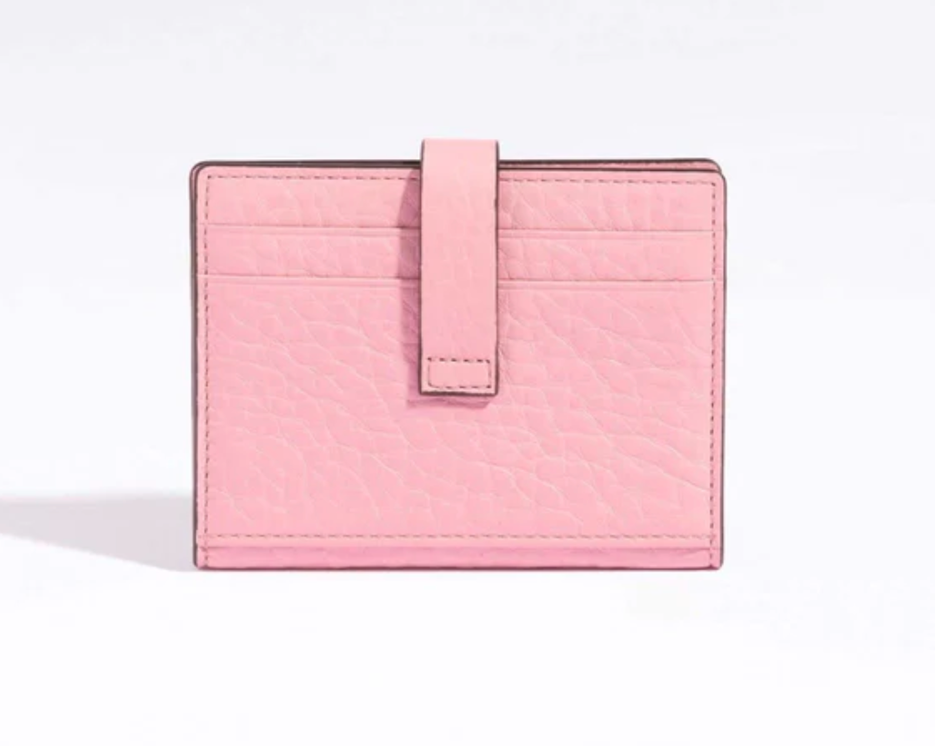 Parker Card Wallet in Sweet Pink